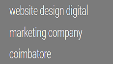 Website design digital marketing company coimbatore